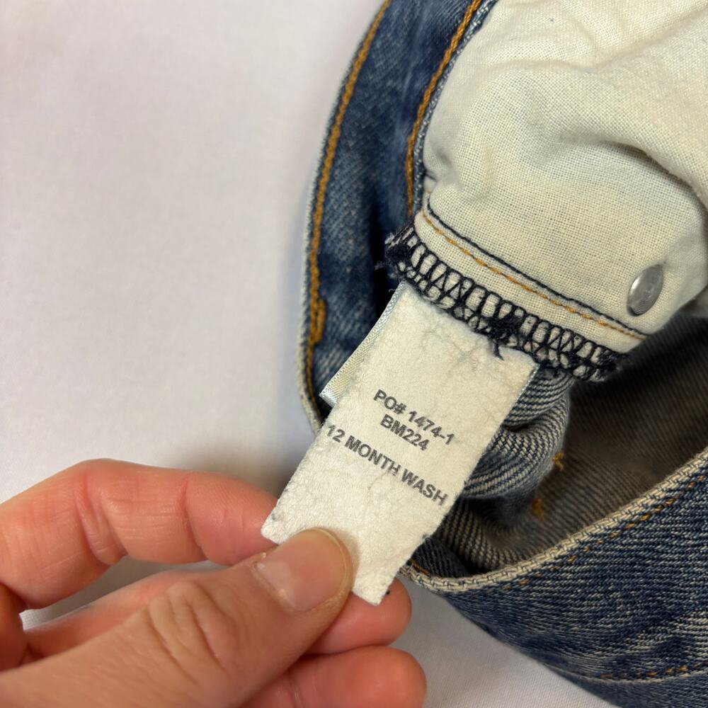 Buck Mason Slim Straight Jeans in Medium Blue - Picture 10 of 12